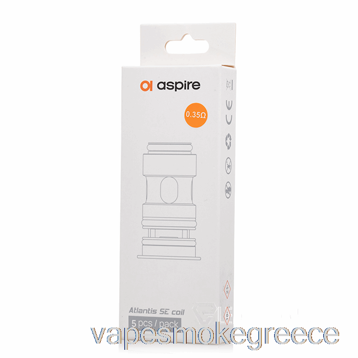 Vape Greece Aspire Atlantis Se ανταλλακτικά πηνία 0,35ohm